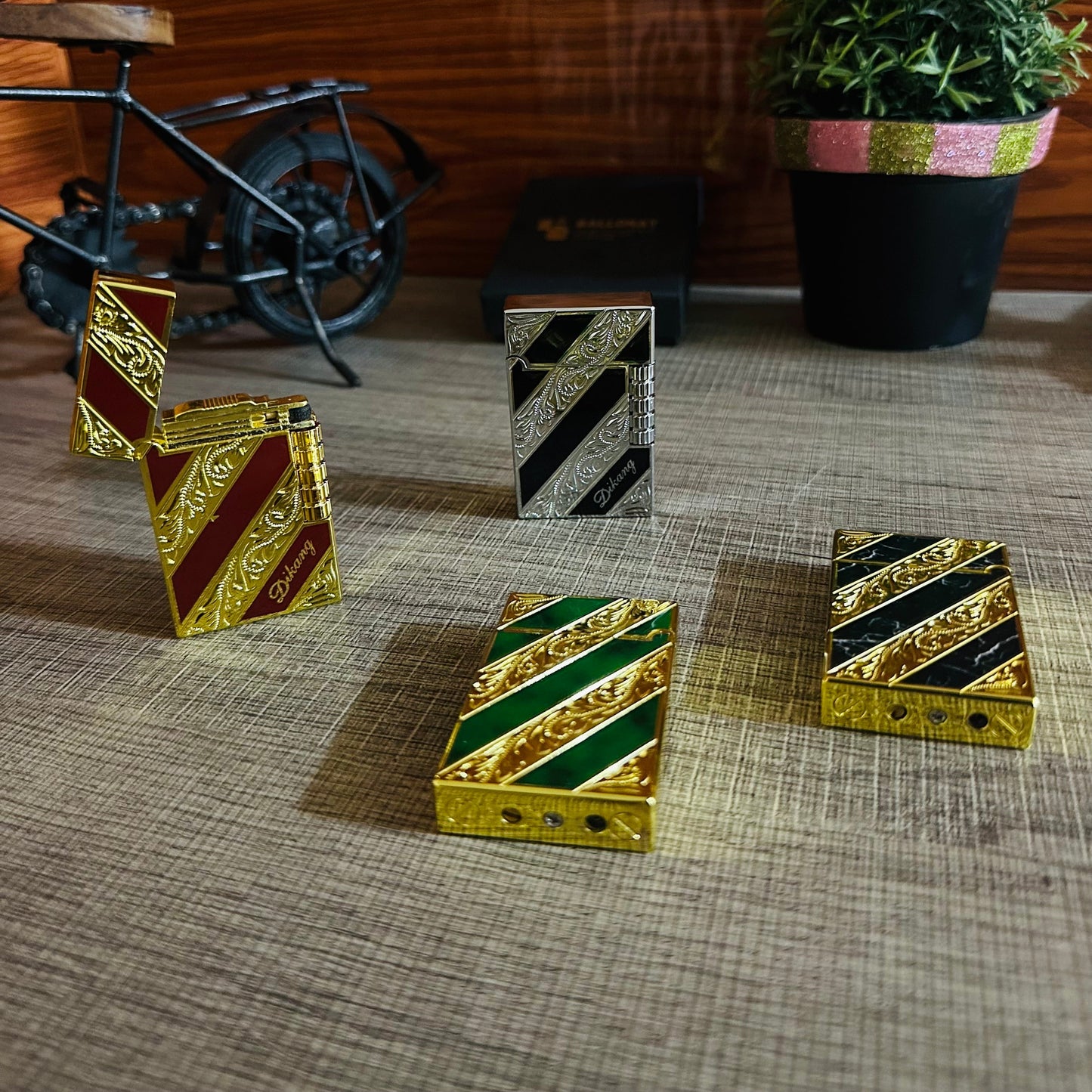 Diagonal Striped Lighter
