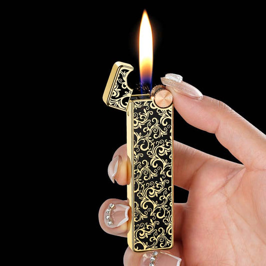 Vintage Style Slim Flint Lighter