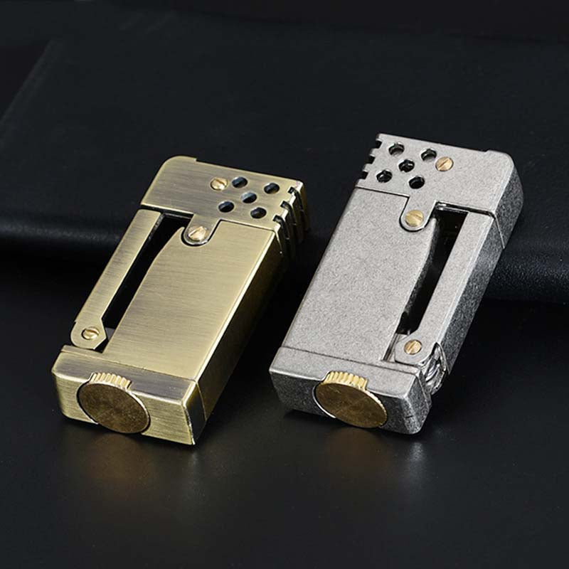 Antique Mechanical Piston Windproof Lighter