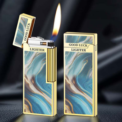 Thin Double-sided Metal Lighter With a New Creative Pattern