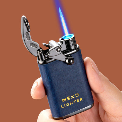 New Leather Rocker Gas Lighter