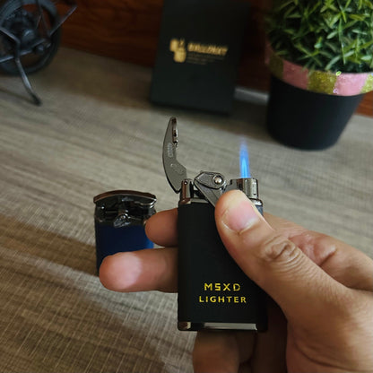 New Leather Rocker Gas Lighter
