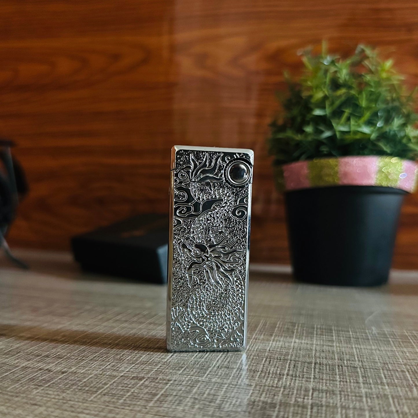 Silver Plated Luxury Metal Lighter