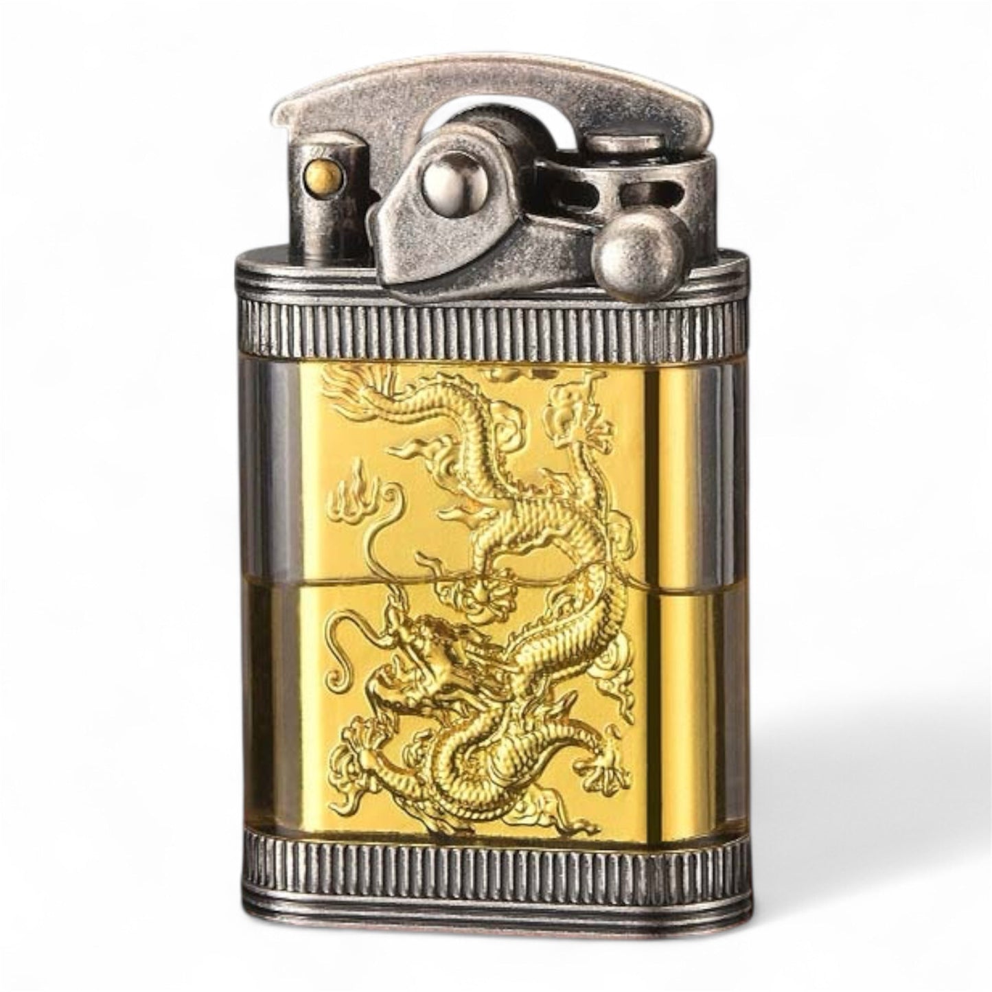 Double-bin Windproof Kerosene Lighter