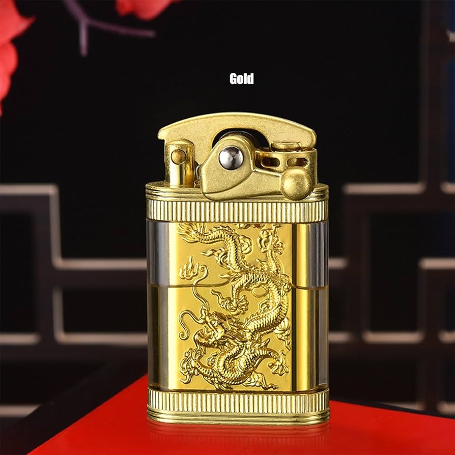 Double-bin Windproof Kerosene Lighter