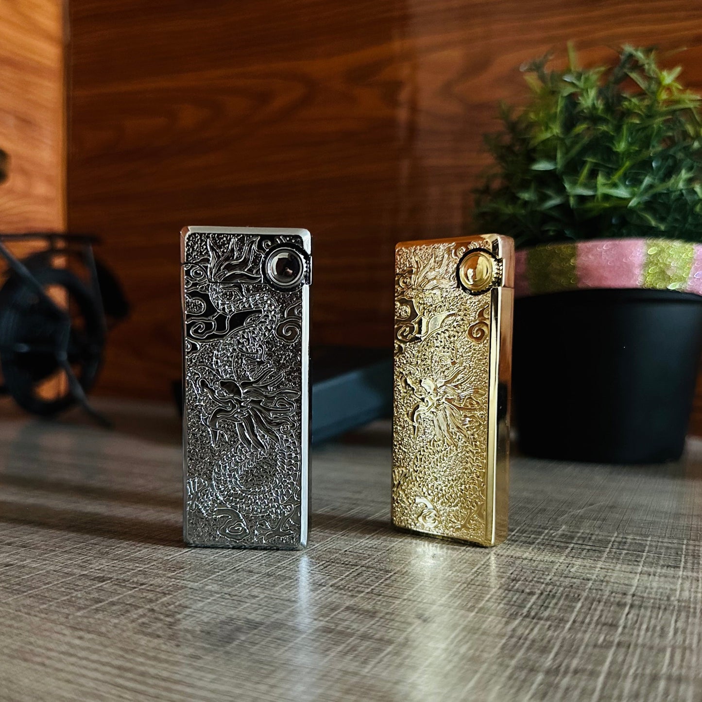 Silver Plated Luxury Metal Lighter