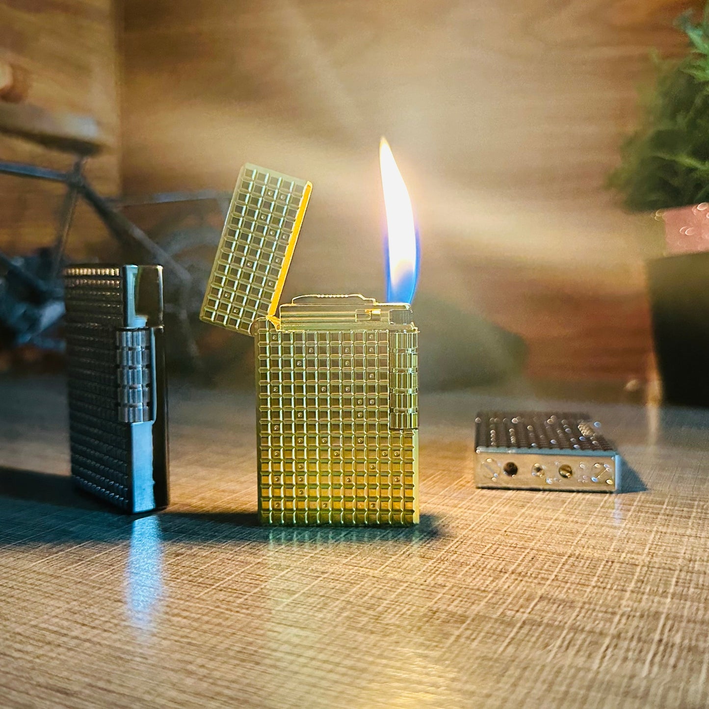 Classic Butane Metal Piano Tone Lighter