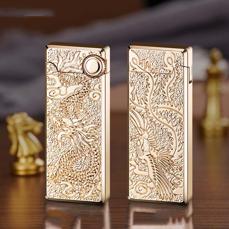 Silver Plated Luxury Metal Lighter
