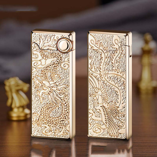Silver Plated Luxury Metal Lighter