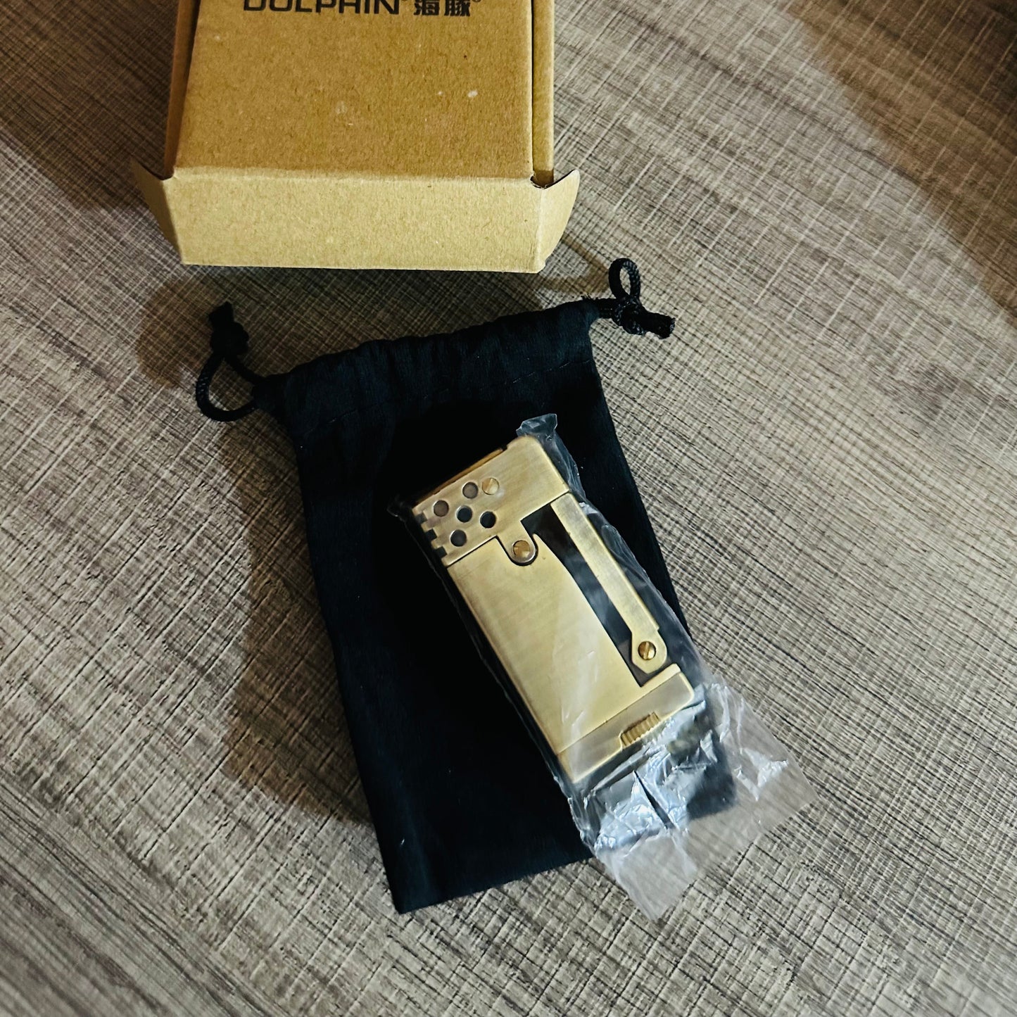 Antique Mechanical Piston Windproof Lighter