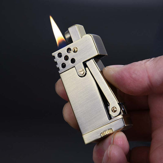Antique Mechanical Piston Windproof Lighter
