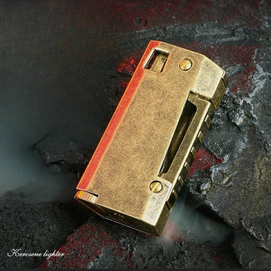 2025 Retro Mechanical Catapult Reusable Kerosene Lighter